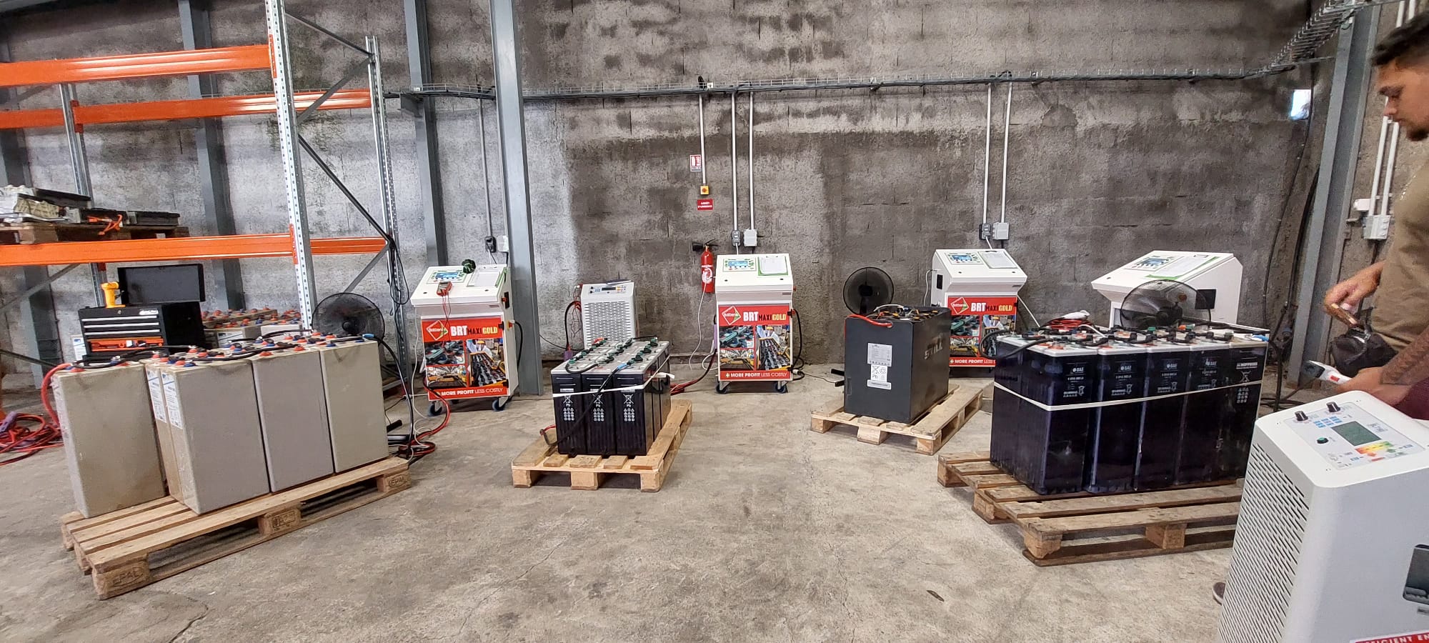 Regenration batteries plomb